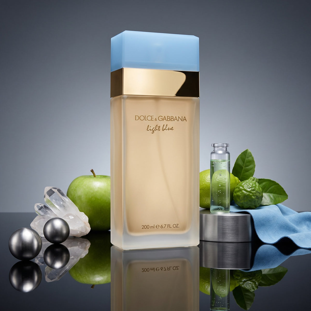 DOLCE & GABBANA LIGHT BLUE WOMAN EDP 200ML NEW